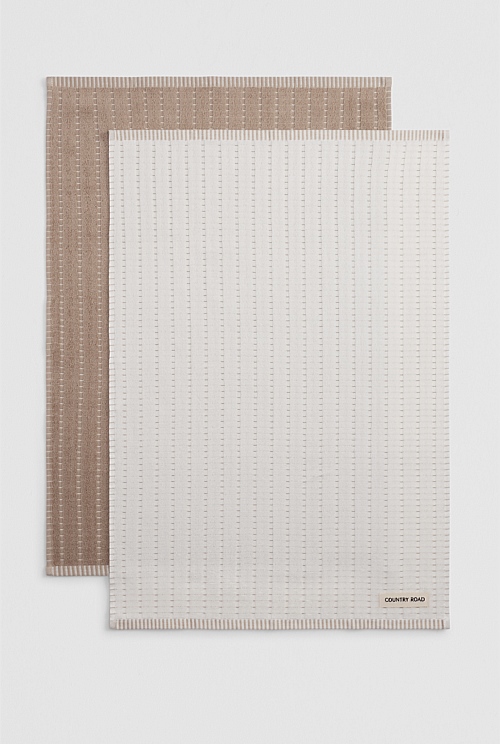 Mira  Australian Cotton Tea Towel Pack of 2