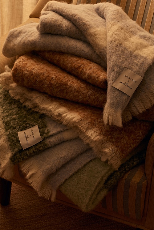 CR X Waverley Mills Nietta Throw