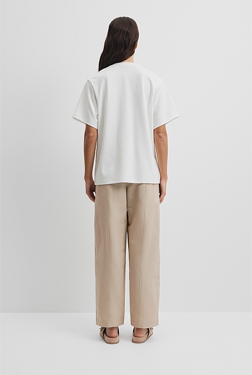 V-Neck Longline T-Shirt
