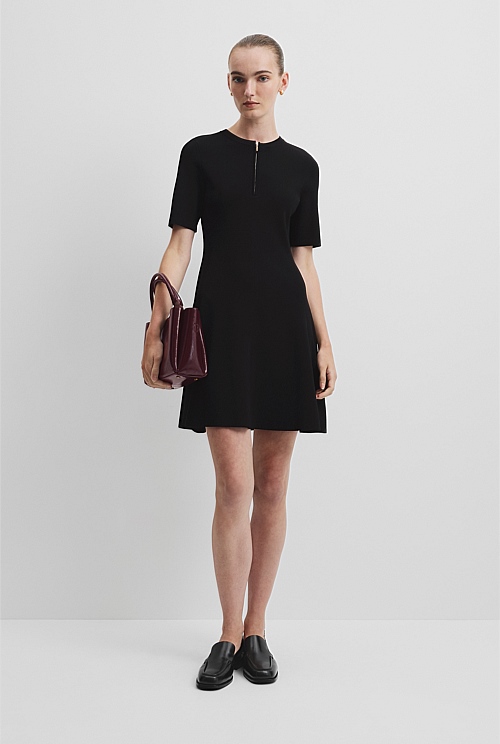 Compact Knit Mini Dress Compact Knit Mini Dress