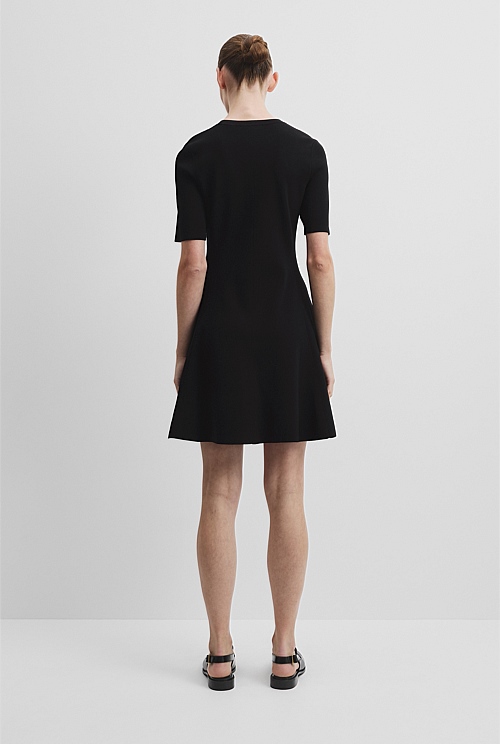 Compact Knit Mini Dress Compact Knit Mini Dress