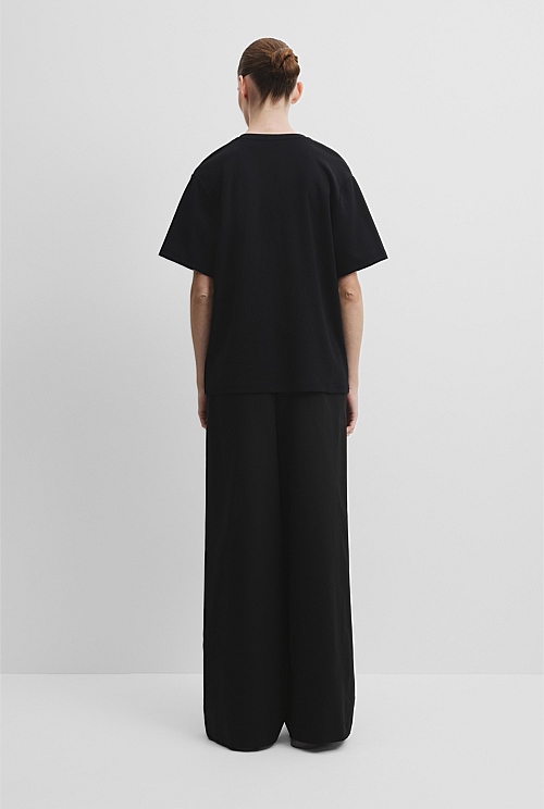 V-Neck Longline T-Shirt