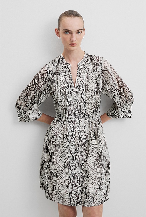 Print Mini Dress