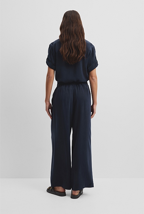 Pull On Cupro Pant