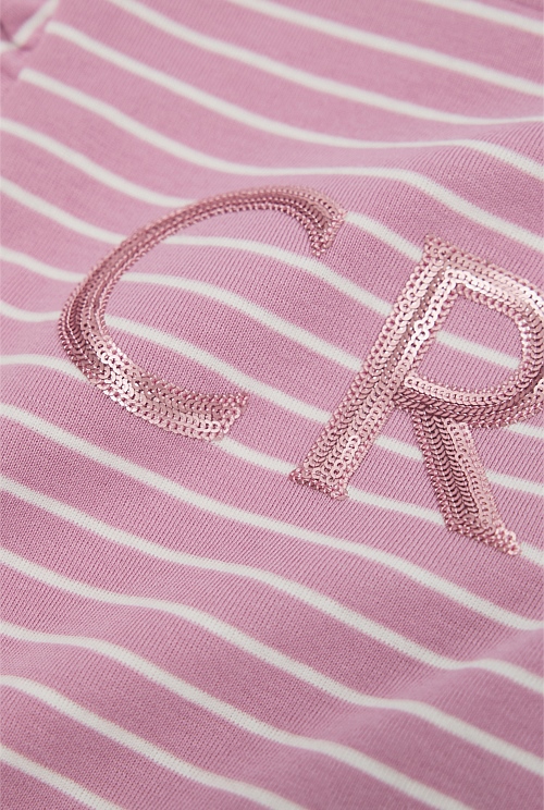 Australian Cotton Logo Frill T-Shirt Australian Cotton Logo Frill T-Shirt