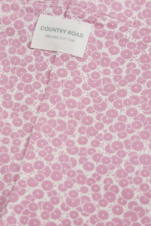 Organically Grown Cotton Blend Heart Legging