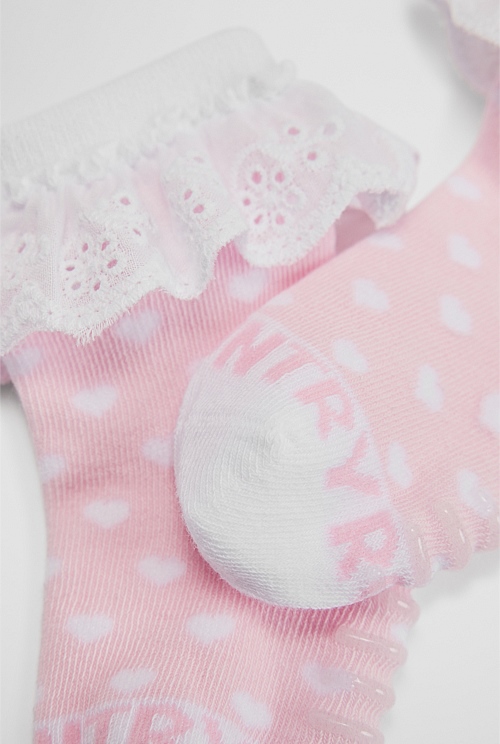 Heart Frill Socks