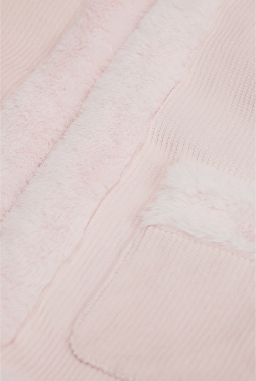 Reverse Faux Fur Vest