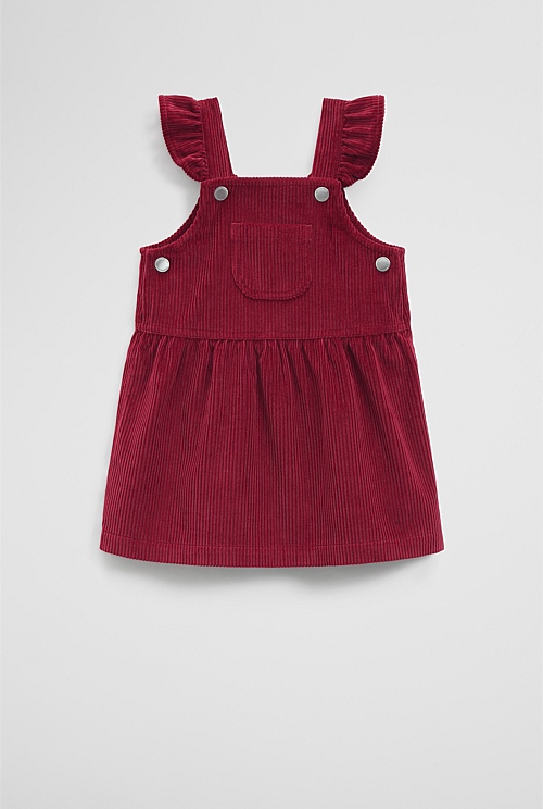 Organically Grown Cotton Cord Frill Dress
