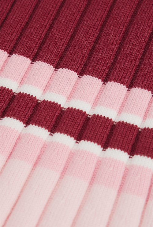 Placed Strap Knit Dress