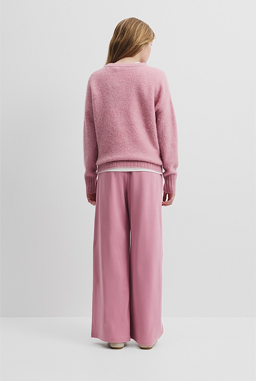 Teen Fluffy Knit Pullover