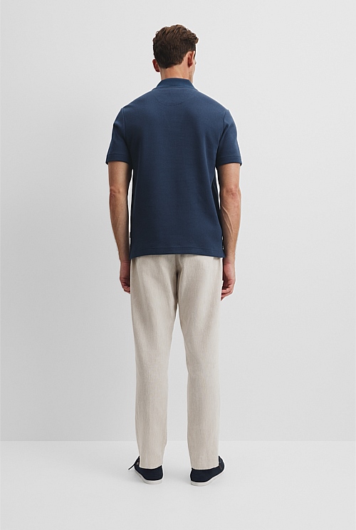 Australian Cotton Waffle Polo