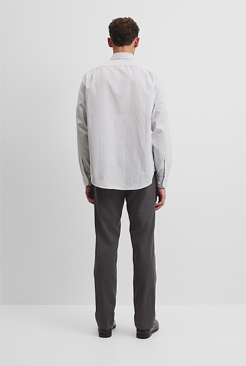 Regular Fit Gingham Travel Shirt
