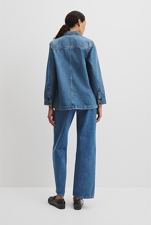 Denim Shacket
