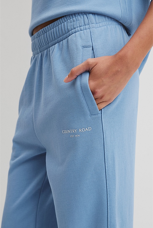 Australian Good Earth Cotton Cuffed Track Pant