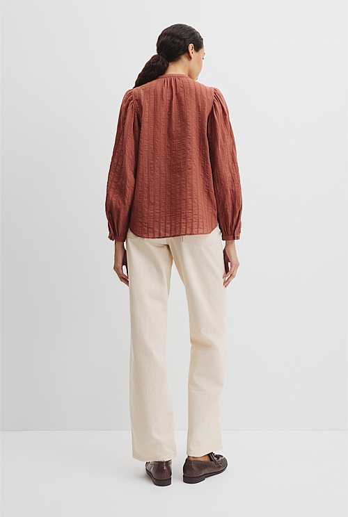 Textured Dolman Blouse Textured Dolman Blouse