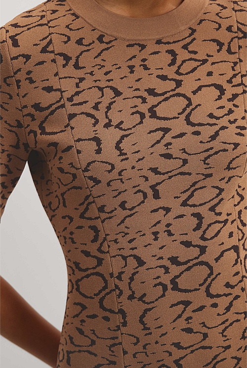 Compact Knit Mini Dress