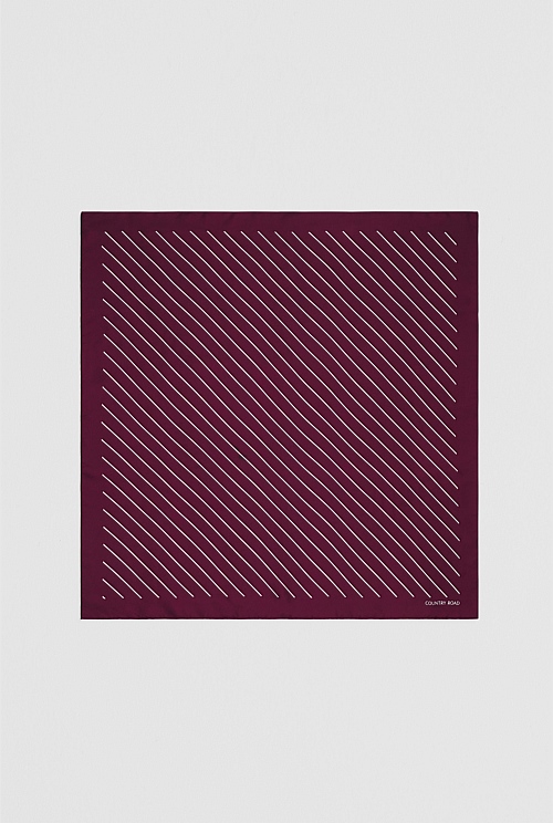 Silk Stripe Scarf