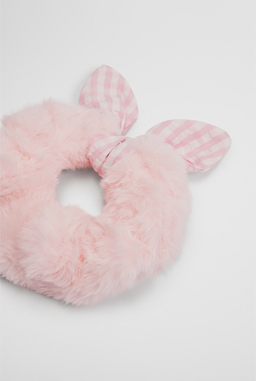 Faux Fur Scrunchie
