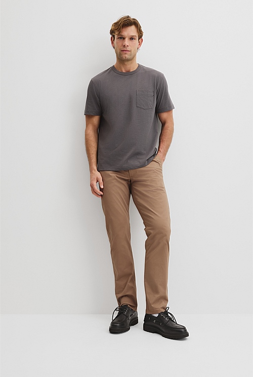Organically Grown Cotton Slub T-Shirt