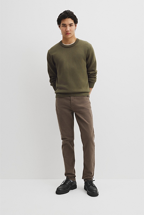 Australian Good Earth Cotton Crew Neck Knit