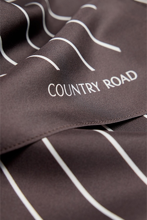 Silk Stripe Scarf
