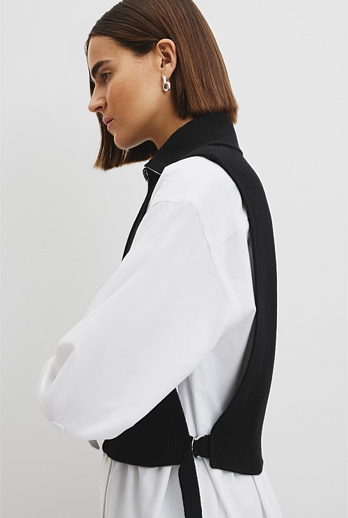 Rib Knit Tabbard