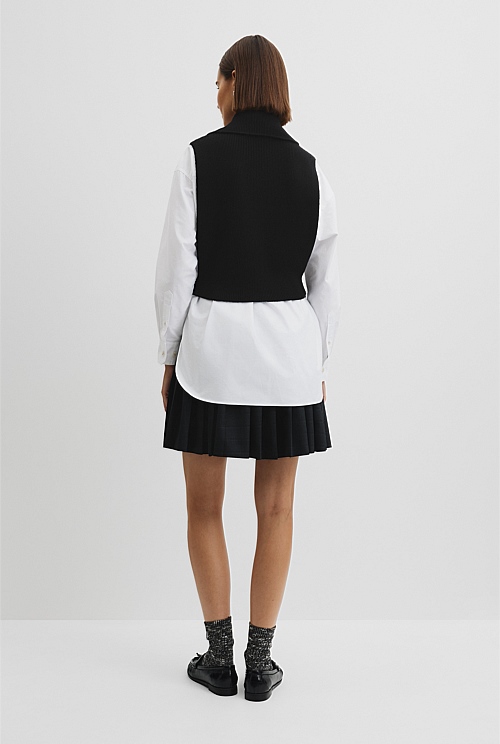 Rib Knit Tabbard