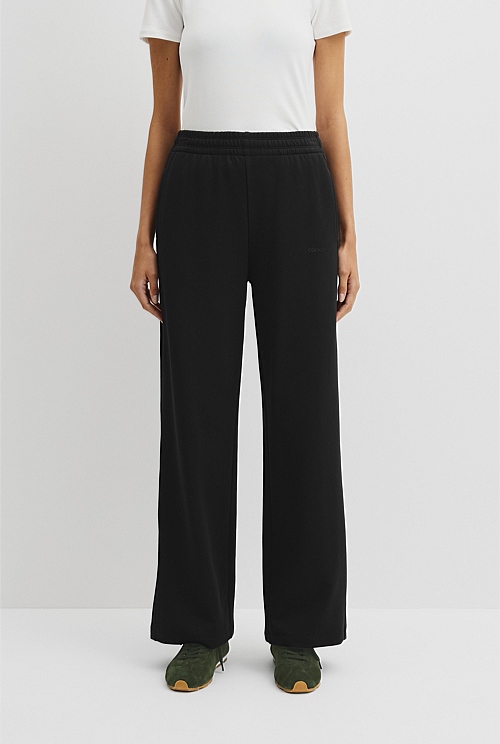 Australian Good Earth Cotton Straight Leg Track Pant