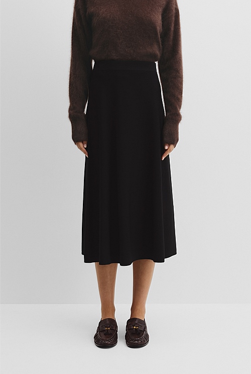 Compact Knit Skirt Compact Knit Skirt