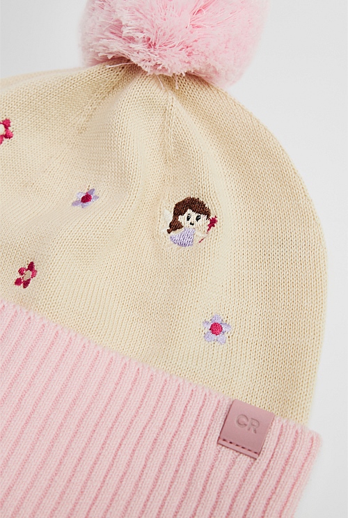 Fairy Embroidered Beanie