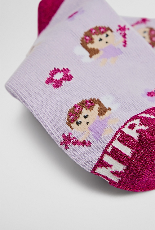 Organically Grown Cotton Blend Fairy Sock Organically Grown Cotton Blend Fairy Sock