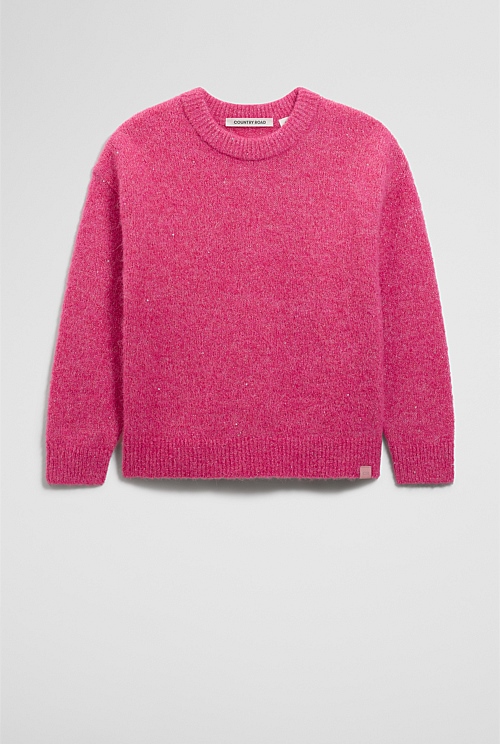 Sequin Fluffy Knit