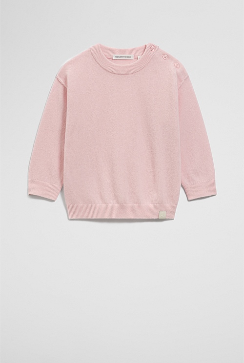 Merino Wool Cashmere Blend Knit