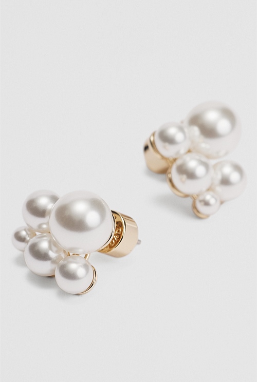 Ariel Pearl Stud Earring