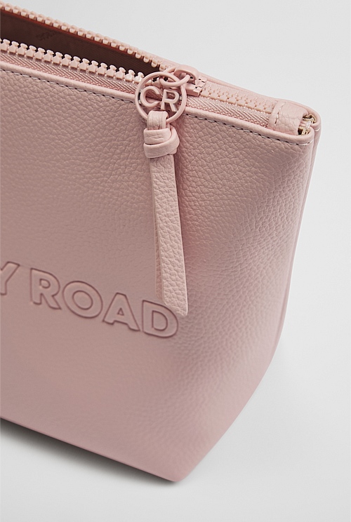 Branded Detail Tri Cosmetic Bag