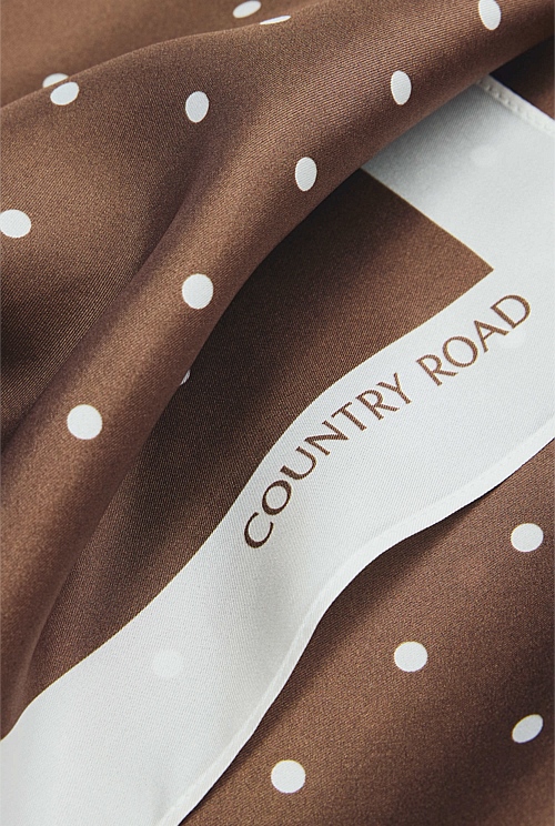 Silk Spot Scarf