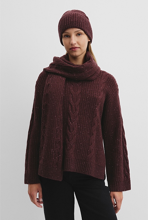 Cable Scarf