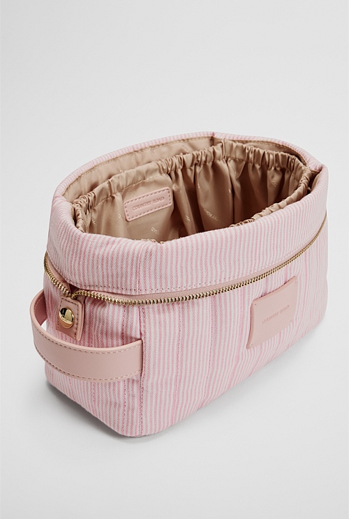 Fold Down Cosmetic Case Bag