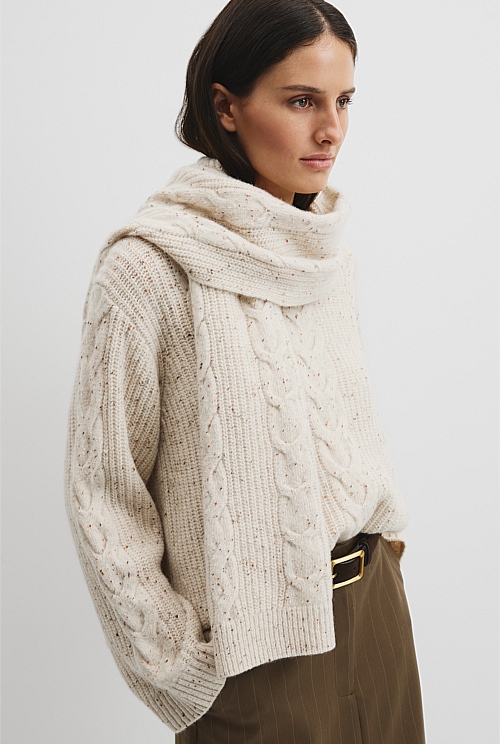 Cable Scarf