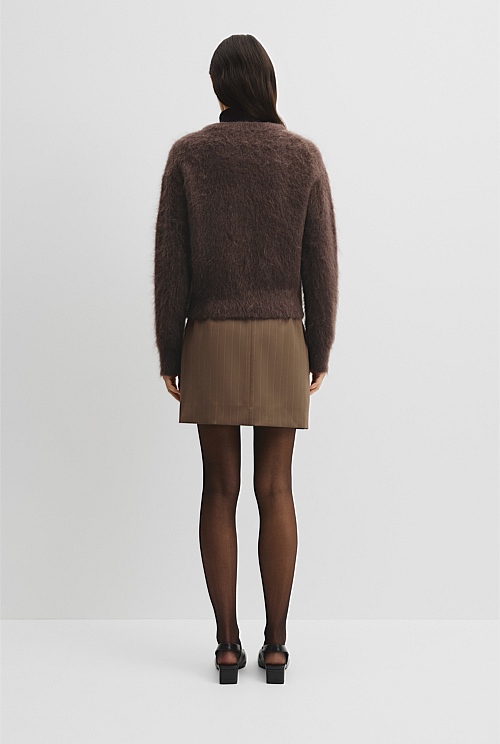 Long Sleeve Fluffy Cardigan