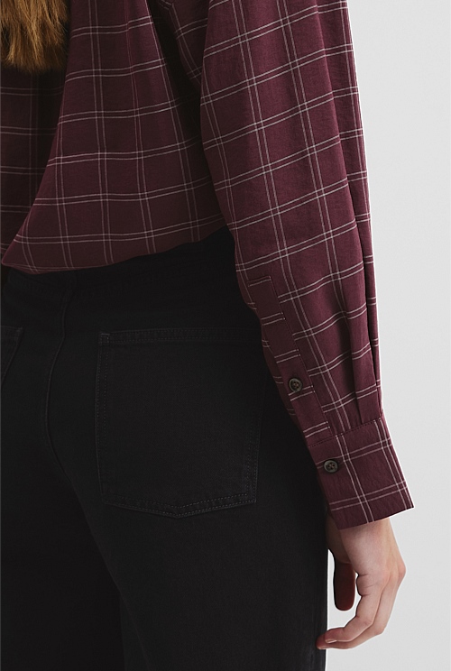 Relaxed Check Shirt