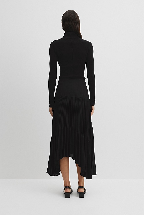 Plisse Midi Skirt Plisse Midi Skirt
