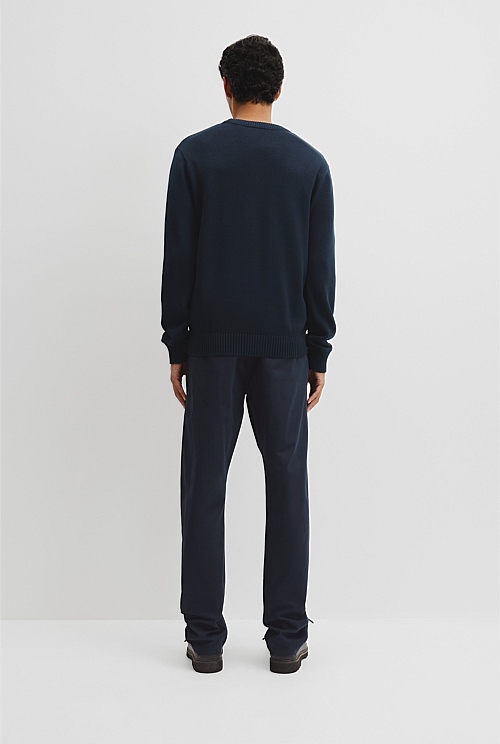 Australian Good Earth Cotton Crew Neck Knit