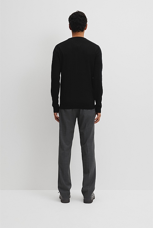 Merino Wool V-Neck Knit