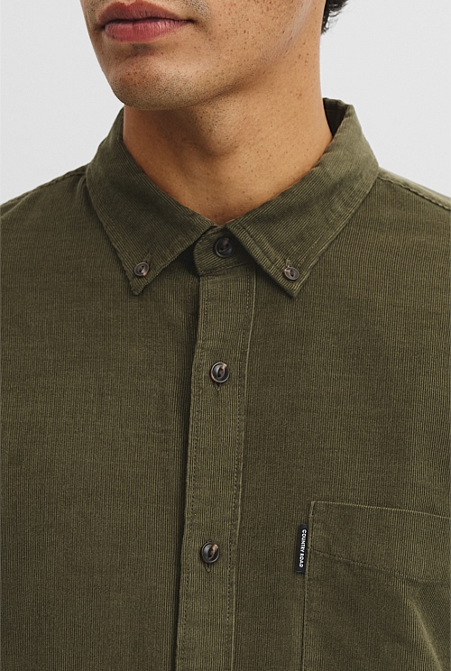Regular Fit Corduroy Shirt