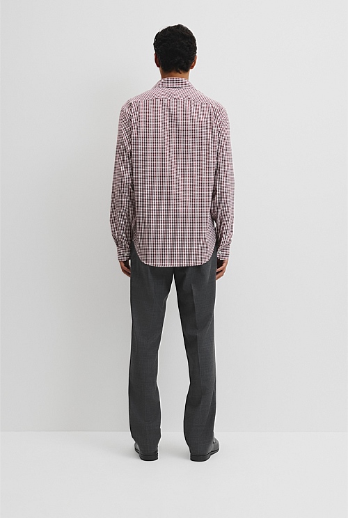 Regular Fit Gingham Travel Shirt