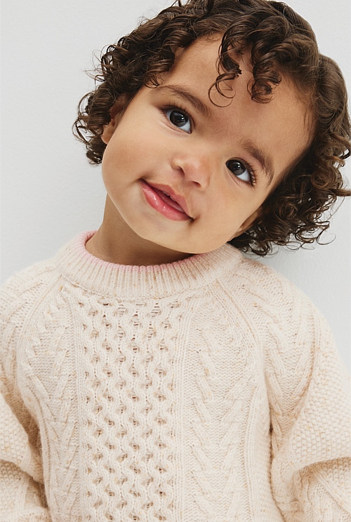 Tipped Cable Knit