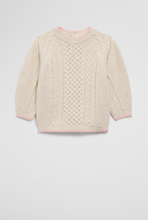 Tipped Cable Knit