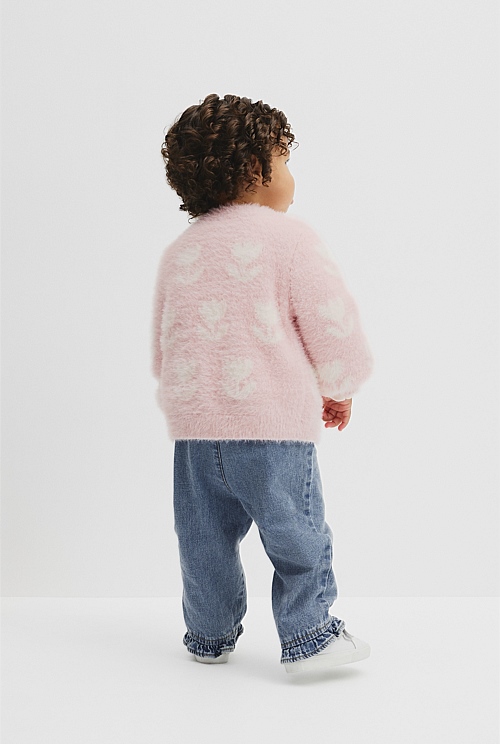 Floral Jacquard Knit